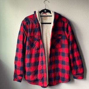 Sherpa lined Flannel